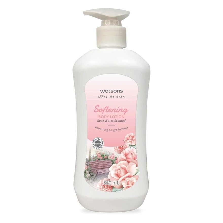 Sữa Dưỡng Thể Watsons Chiết Xuất Từ Hoa Hồng Giúp Làm Mịn Da 550ml