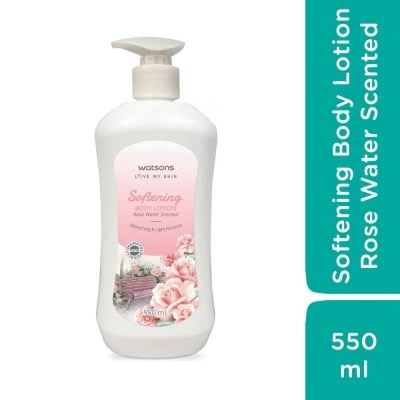 WATSONS Sữa Dưỡng Thể Watsons Chiết Xuất Từ Hoa Hồng Giúp Làm Mịn Da 550ml