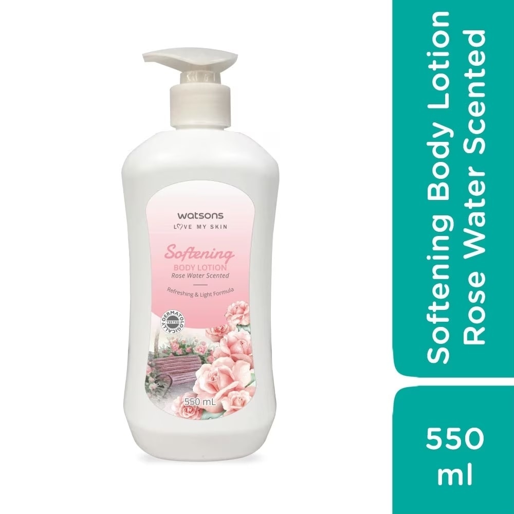 Sữa Dưỡng Thể Watsons Chiết Xuất Từ Hoa Hồng Giúp Làm Mịn Da 550ml