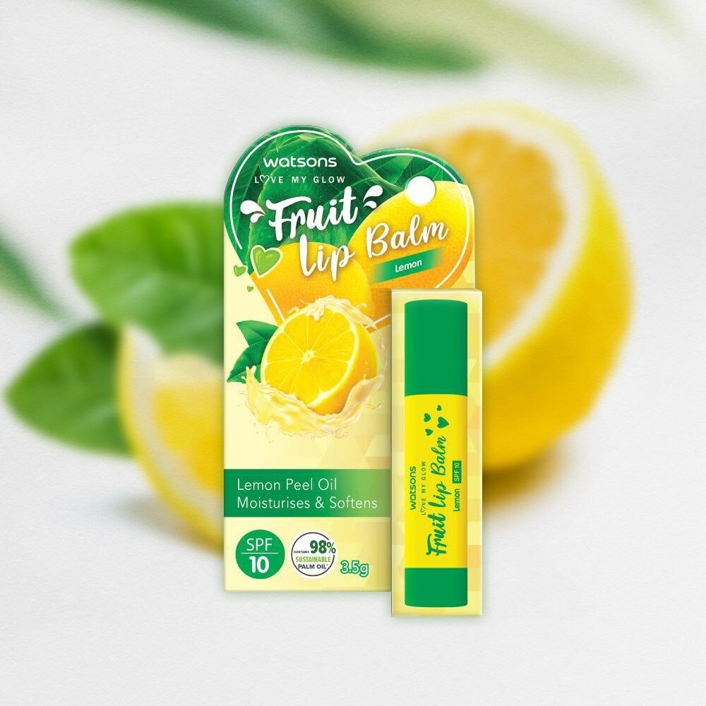 Fruity Lip Balm Lemon SPF10 3.5g.