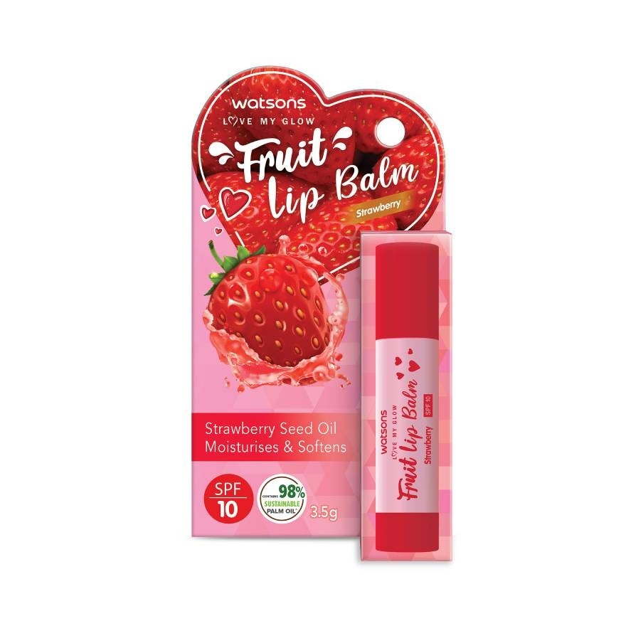 Son Dưỡng Môi Watsons Fruity Strawberry SPF10 3.5g