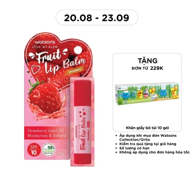 WATSONS - Fruit Lip Balm Strawberry SPF10 3.5g image