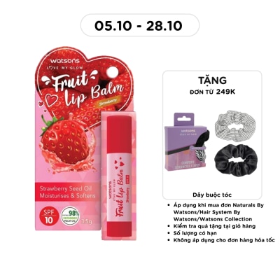 WATSONS Fruit Lip Balm Strawberry SPF10 3.5g image
