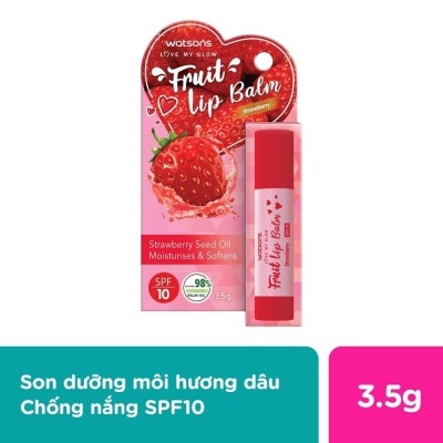 WATSONS Fruit Lip Balm Strawberry SPF10 3.5g