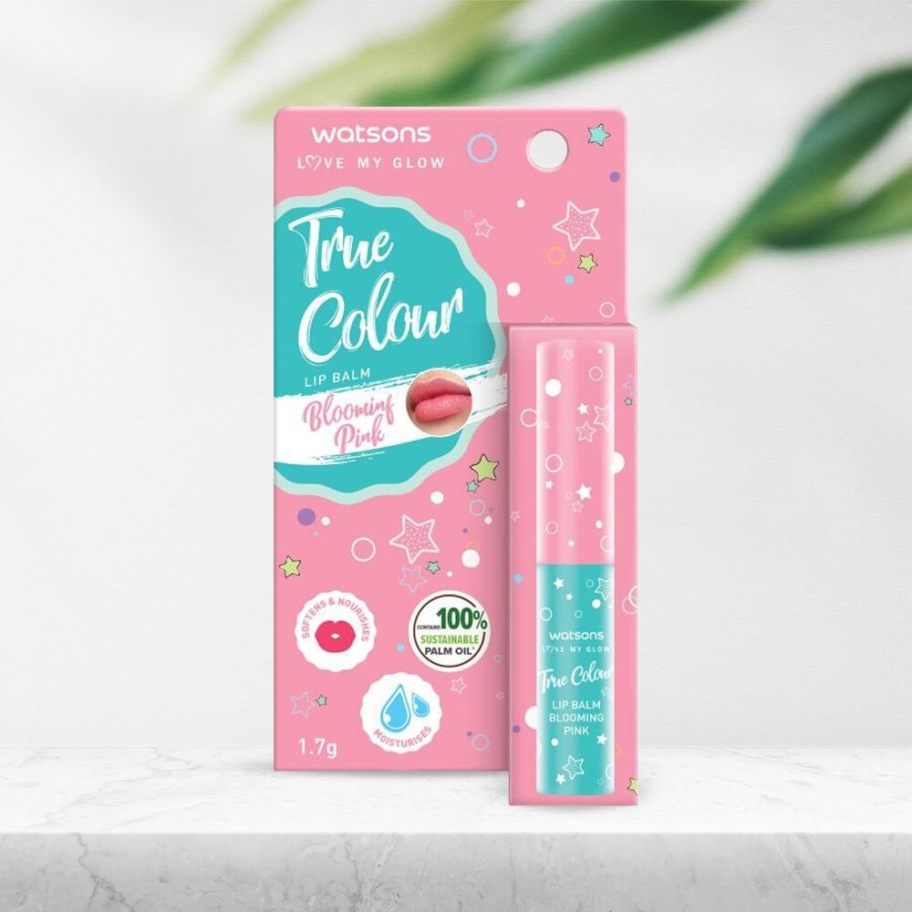 Son Dưỡng Có Màu Watsons True Color Blooming Pink 1.7g