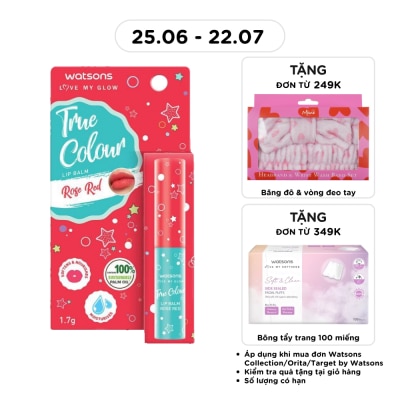 WATSONS - True Colour Rose Red Lip Balm 1.7g