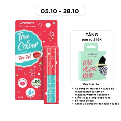 WATSONS True Colour Rose Red Lip Balm 1.7g image