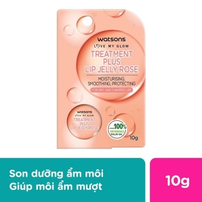 WATSONS - Son Dưỡng Watsons Treatment Plus Jelly Rose 10g