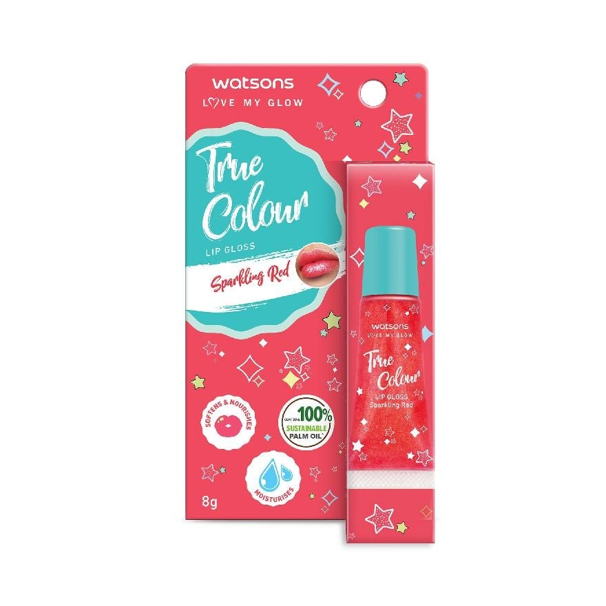 Son Bóng Watsons True Color Sparkling Red 8g