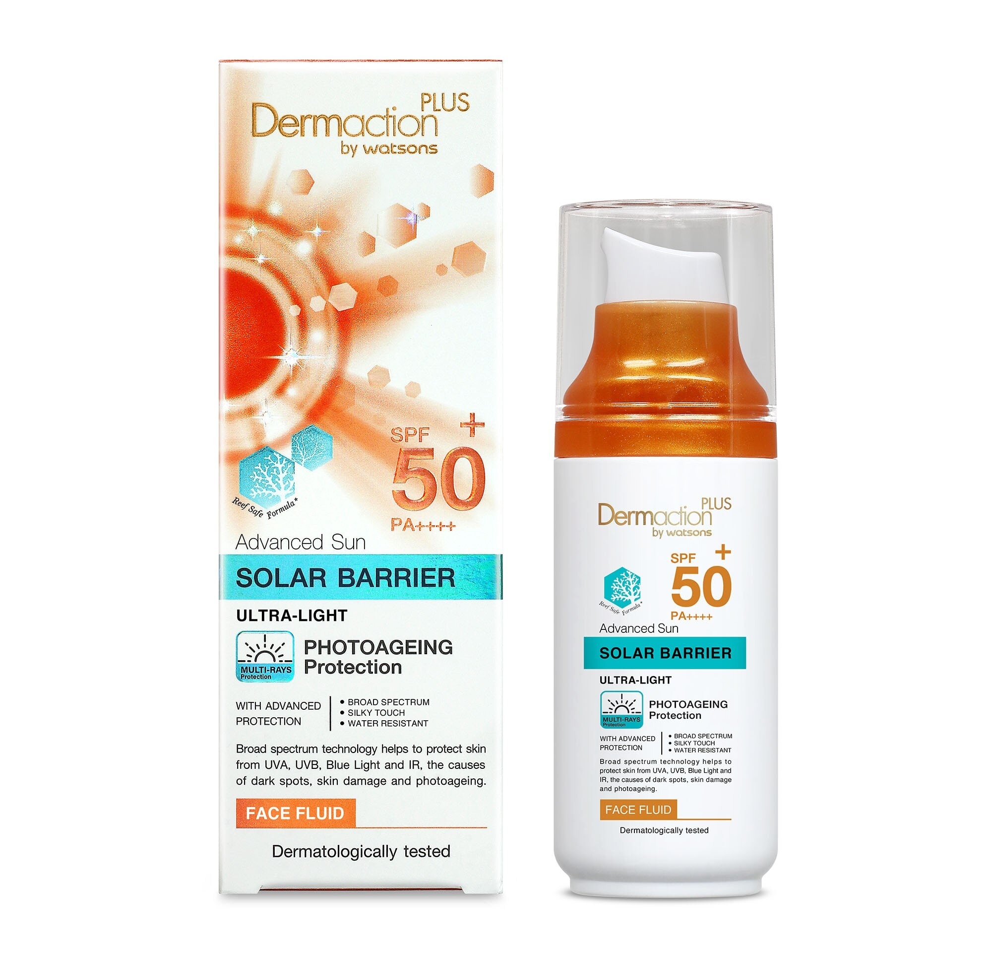 Kem Chống Nắng Dermaction Plus By Watsons Solar Barrier SPF50+ PA++++ 50ml