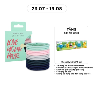 WATSONS - Medium Hair Ties Assorted Colors 15Pcs image