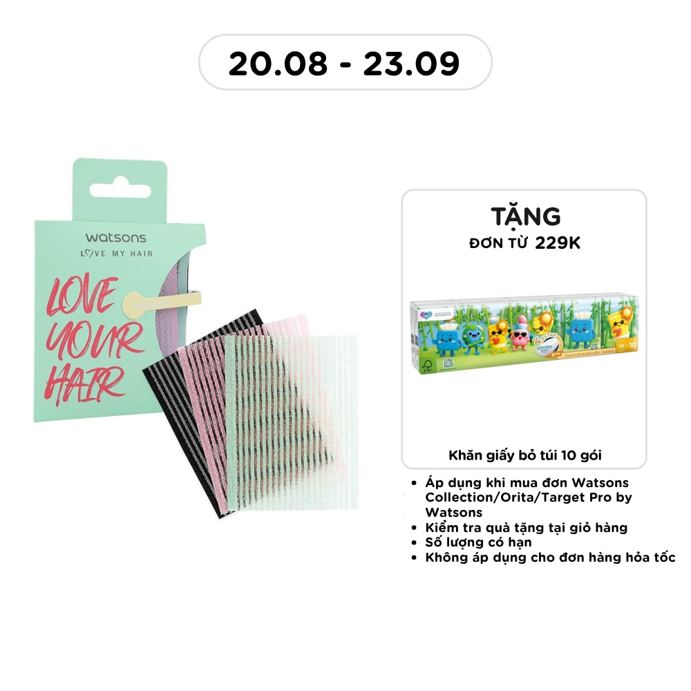 Set Miếng Dán Cố Định Tóc Watsons Hair Patch 3Pcs image