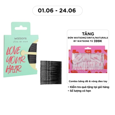 WATSONS - Hair Clip Black 30Pcs