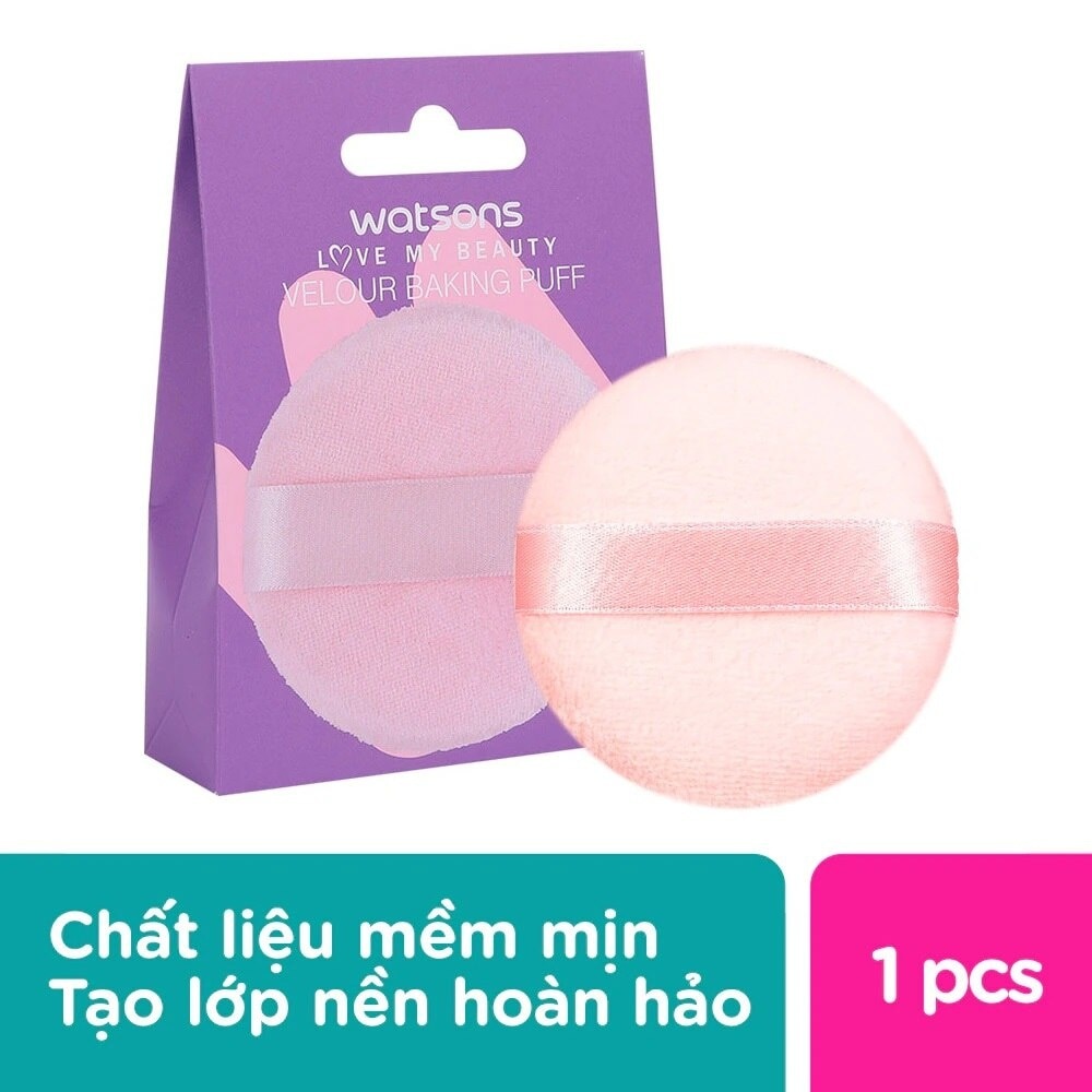 Bông Trang Điểm Watsons Velvet Makeup Puff