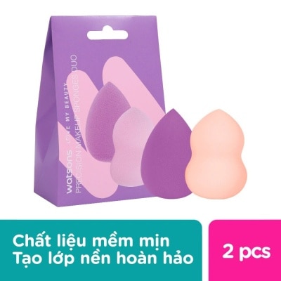 WATSONS Oval Makeup Sponge 2Pcs