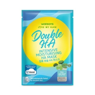 WATSONS Mặt Nạ Watsons Double Ha Intensive Moisturising HA Mask 21ml