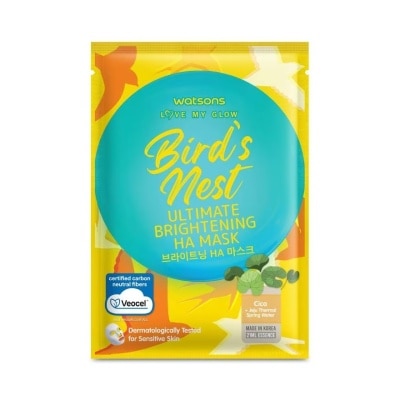 WATSONS Love My Glow Bird's Nest Ultimate Brightening HA Mask 21ml