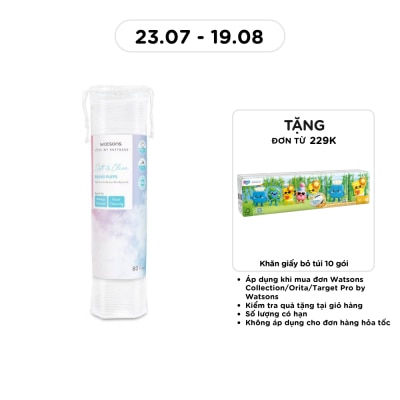 WATSONS - Bông Tẩy Trang Watsons Round Puffs 80S image