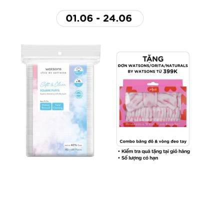 WATSONS - Square Puffs 150S+40%