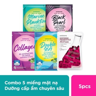 WATSONS Combo 5pcs Watsons HA Mask