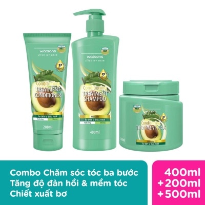 WATSONS Combo 3pcs Hair Care Watsons Treatment Avocado