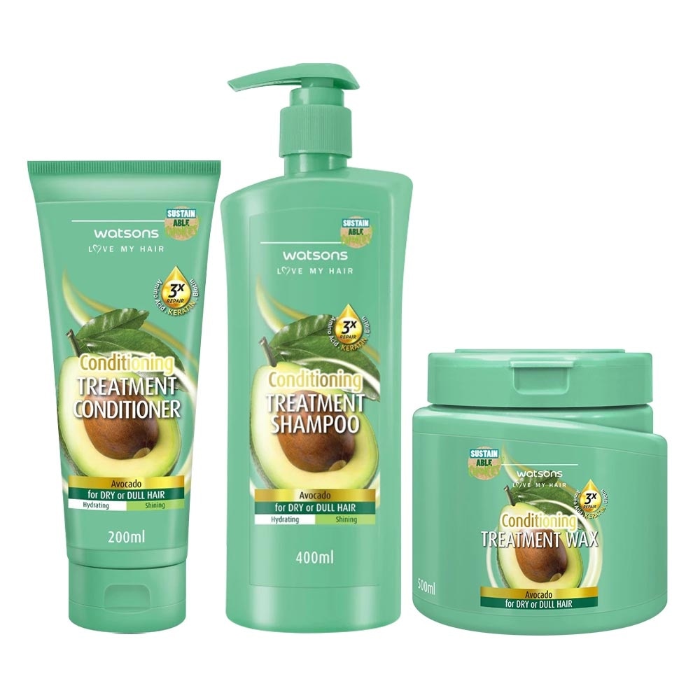 Combo 3pcs Hair Care Watsons Treatment Avocado