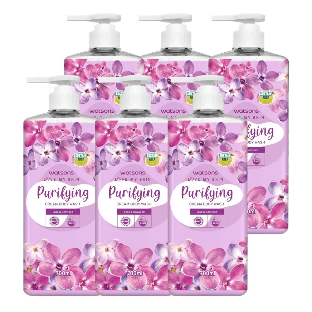 Combo 6pcs Watsons LMS Purifying Body Wash 700ml