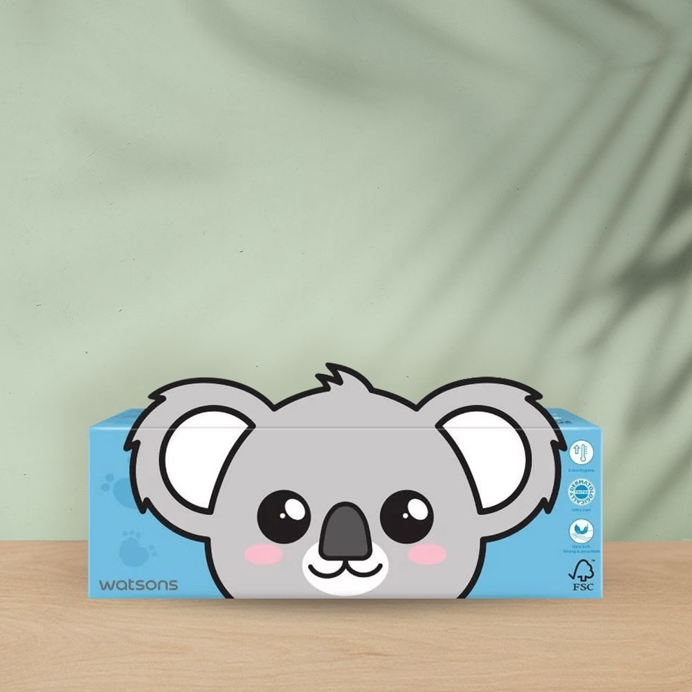 Facial Box Tissue 3ply x 100s (Koala+Penguin)