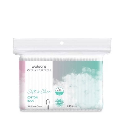WATSONS - Tăm Bông Watsons Paper Shaft Cotton Buds 200s