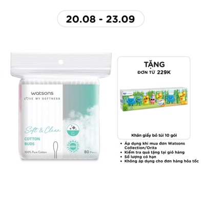 WATSONS - Tăm Bông Watsons Cotton Buds 80s image