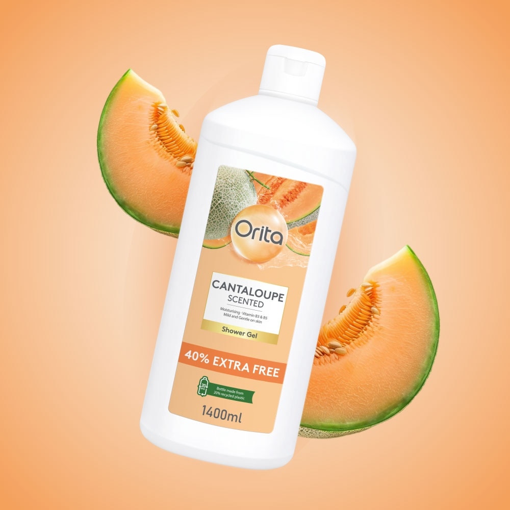 Gel Tắm Orita Hương Dưa Lưới Cantaloupe Scented Shower Gel 1400ml