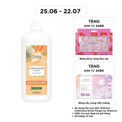ORITA - Gel Tắm Orita Hương Dưa Lưới Cantaloupe Scented Shower Gel 1400ml