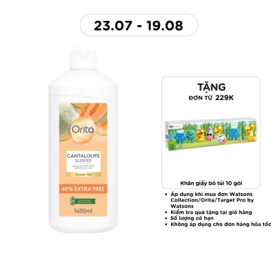 ORITA - Gel Tắm Orita Hương Dưa Lưới Cantaloupe Scented Shower Gel 1400ml image
