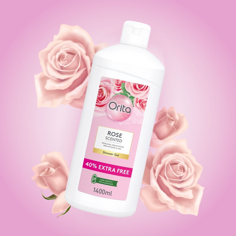 Shower Gel Rose Scented 1400ml