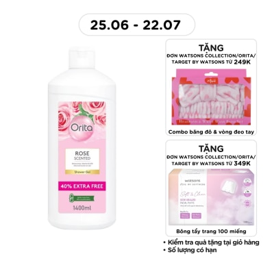 ORITA - Gel Tắm Orita Hương Hoa Hồng Rose Scented Shower Gel 1400ml