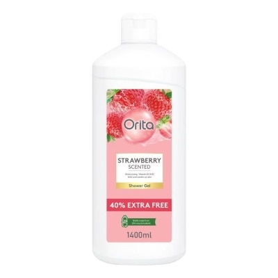 ORITA Gel Tắm Orita Hương Dâu Strawberry Scented Shower Gel 1400ml