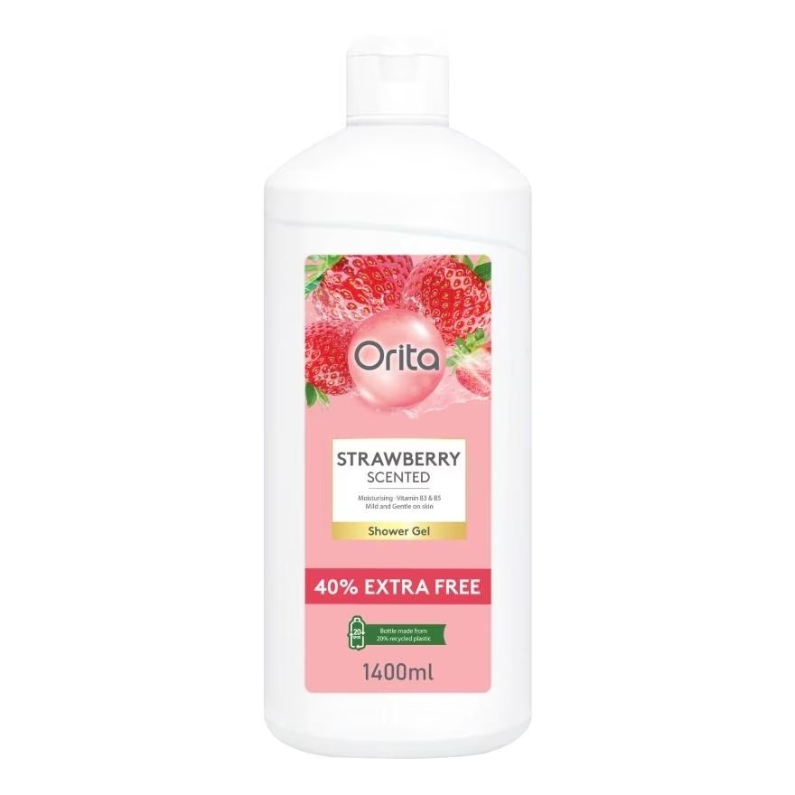 Gel Tắm Orita Hương Dâu Strawberry Scented Shower Gel 1400ml