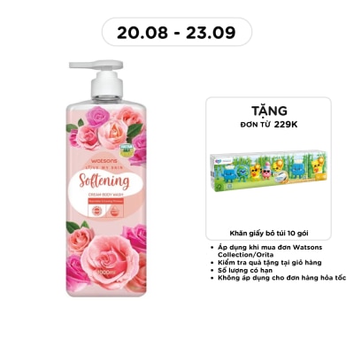 WATSONS - Love My Skin Softening Cream Body Wash 1000ml image