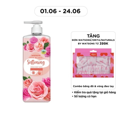 WATSONS - Love My Skin Softening Cream Body Wash 1000ml