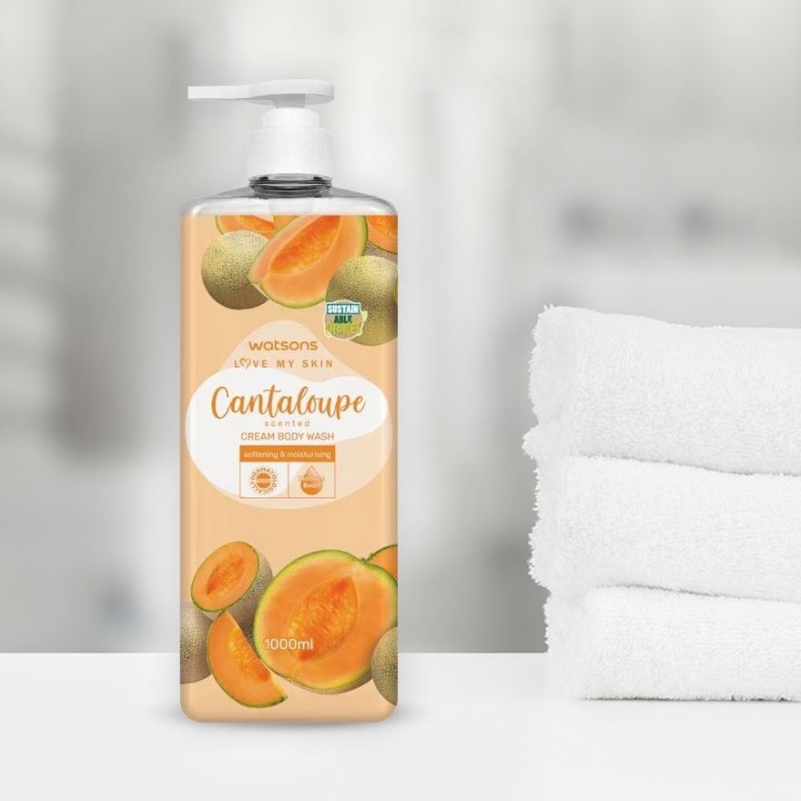 Love My Skin Cantaloupe Scented Cream Body Wash 1000ml