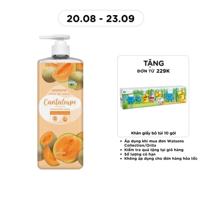 WATSONS - Love My Skin Cantaloupe Scented Cream Body Wash 1000ml image