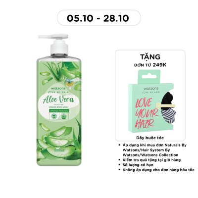 WATSONS Kem Tắm Watsons Love My Skin Hương Nha Đam Cream Body Wash 1000ml image