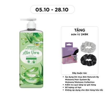 WATSONS Kem Tắm Watsons Love My Skin Hương Nha Đam Cream Body Wash 1000ml image
