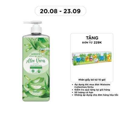 WATSONS - Love My Skin Aloe Vera Scented Cream BodyWash 1000ml image