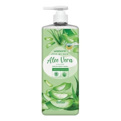 WATSONS - Kem Tắm Watsons Love My Skin Hương Nha Đam Cream Body Wash 1000ml