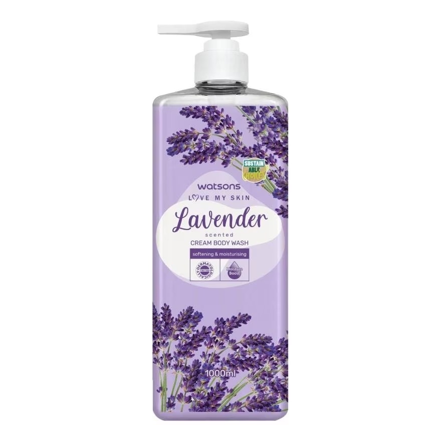 Love My Skin Lavender Scented Cream BodyWash 1000ml