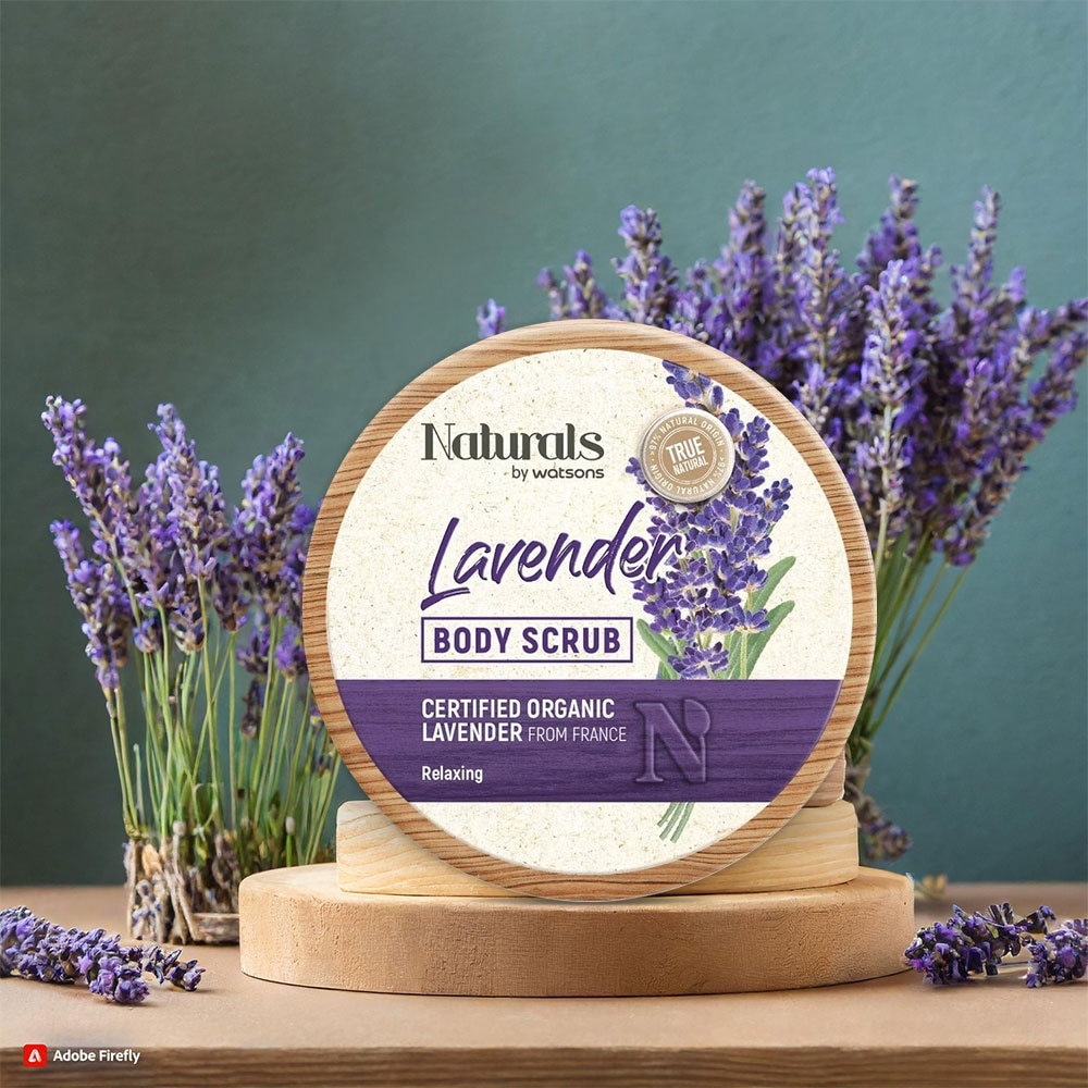 Tẩy Tế Bào Chết Cơ Thể Naturals By Watsons Lavender Body Scrub 200g