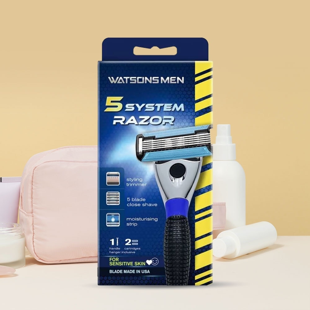 Watsons Men 5 Blade System Razor