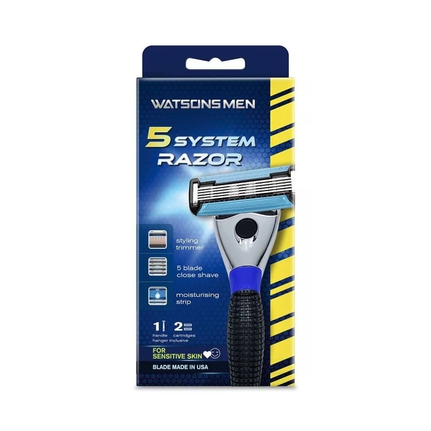 Watsons Men 5 Blade System Razor