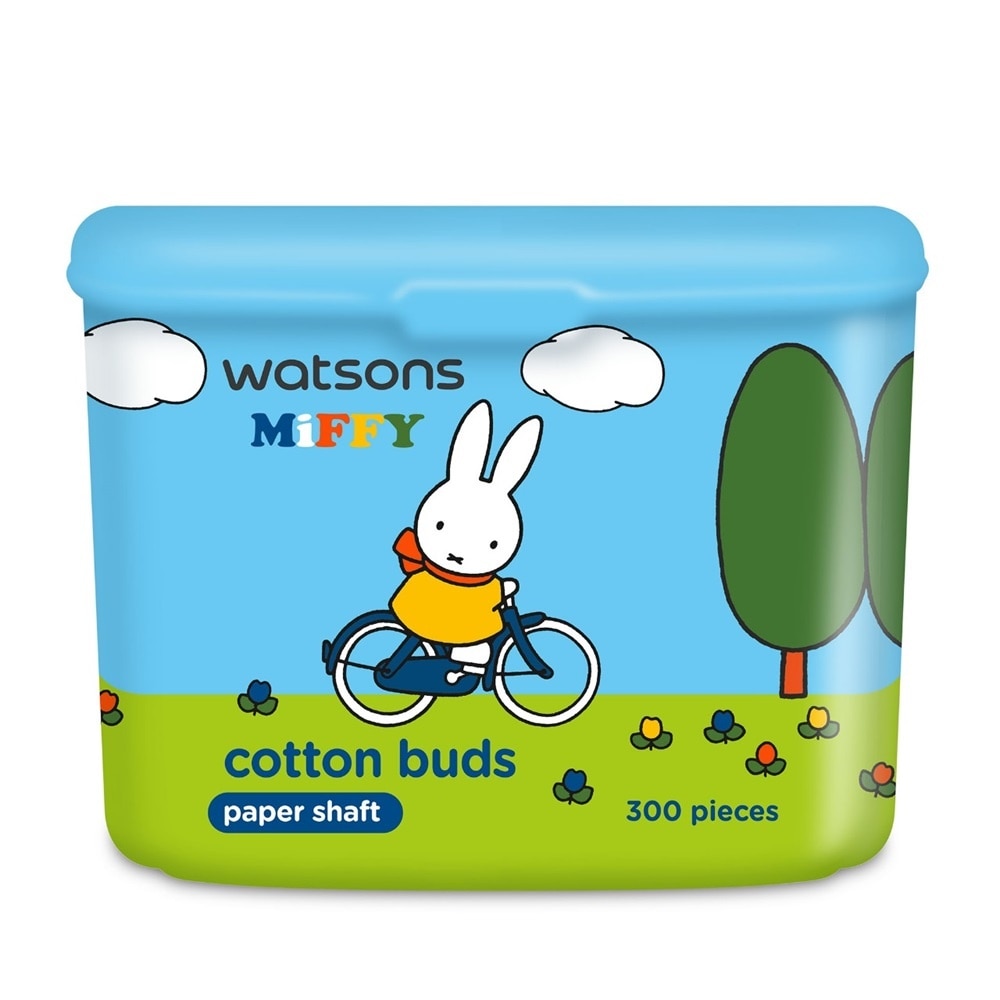 Tăm Bông Thân Giấy Watsons Miffy 300pcs